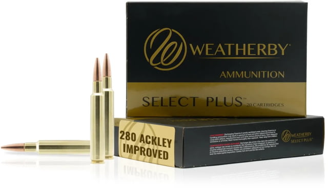 Weatherby 280 Ackley 168 Grain Classic Hybrid Rifle Ammo 20 Rounds 20RD - Weatherby