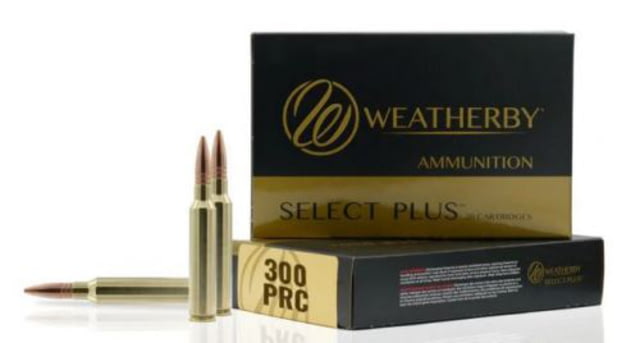 Weatherby 300 PRC 205 Grain Jacketed Hollow Point Rifle Ammo 20 Rounds
