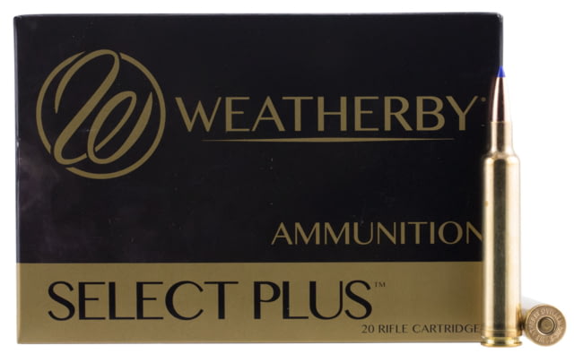Weatherby Weatherby  Select Plus 6.5x300 Wthby Mag 127 Gr LRX Boat Tail - $109.49 at Optics Planet