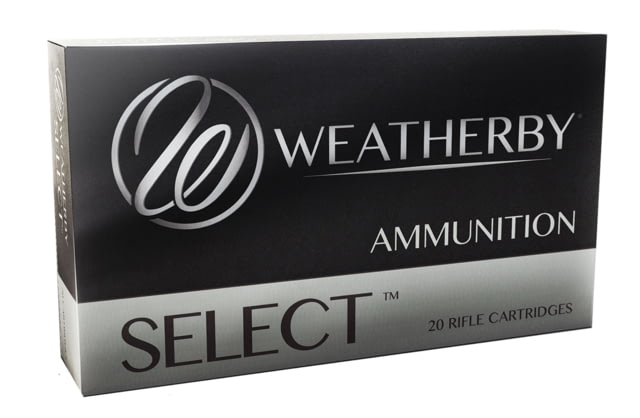 therby Select .240 Weatherby Magnum 100 Grain Spitzer Boat Tail Brass Cased Rifle 20 Rounds Ammo