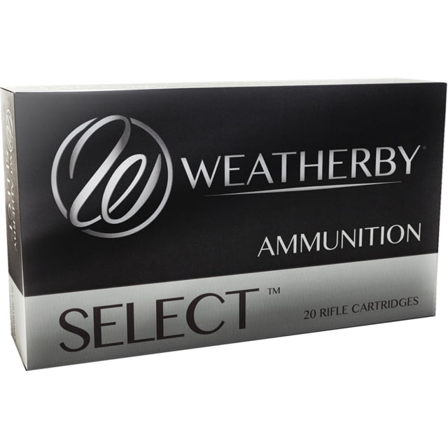 Weatherby Select Plus .340 Magnum 225 Grain Hornady Interlock Brass Cased Centerfire Rifle Ammo 20 Rounds - Weatherby
