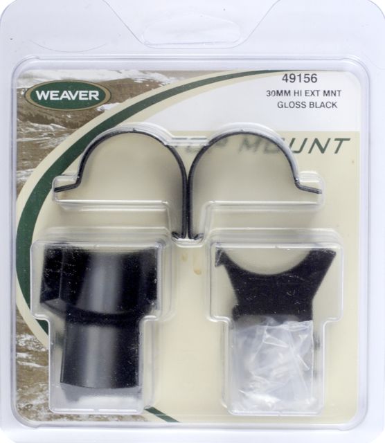 Weaver Rings Detachable Top Mount Rings 30mm High Extended - Weaver