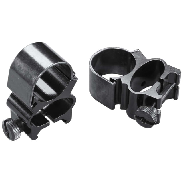 Weaver See-Thru Rings 1in Black