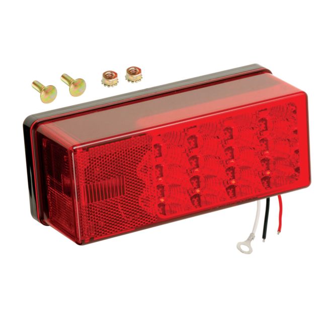 Wesbar x 8" Waterproof LED 8-Function Left/Roadside Tail Light 3" - Wesbar
