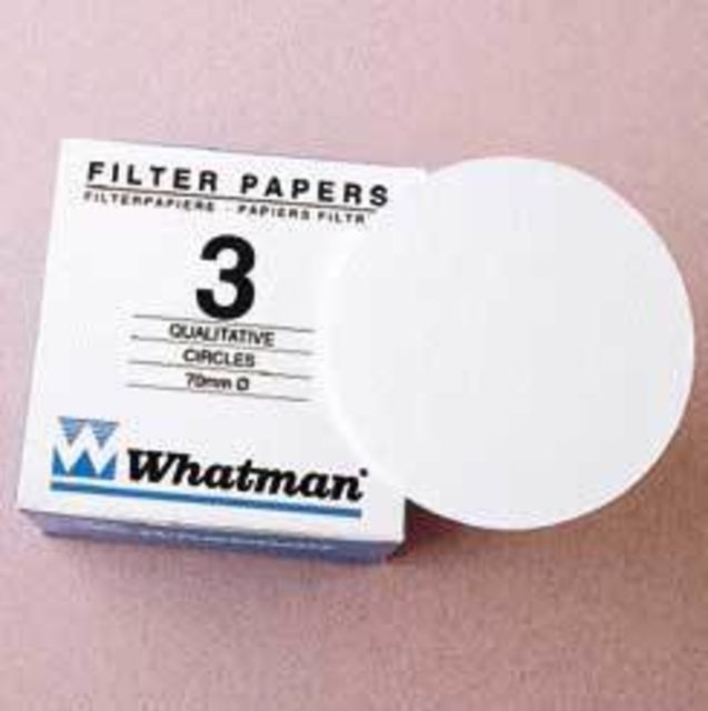 Whatman Grade No. 3 Filter Paper Whatman