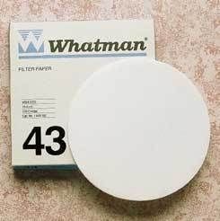 Whatman Grade No. 43 Quantitative Filter Paper Ashless Whatman