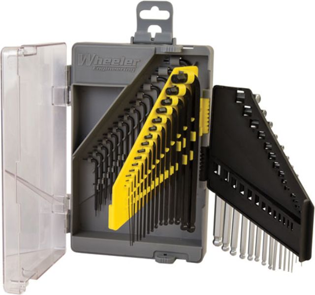 Wheeler Fine Gunsmith Equipment SAE/Metric/Hex/Torx Key Set 45 pc