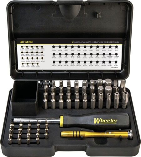 Wheeler Engineering 55-Piece SAE/Metric Hex/Torx Screwdriver Set Black/Yellow
