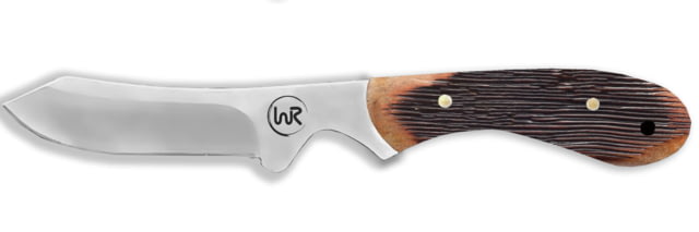 Whiskey Bent Knives Sendero Caper Fixed Knife 440 Steel Blade 7in Overall Length Natural Bone Handle Sawmill - Whiskey Bent Knives