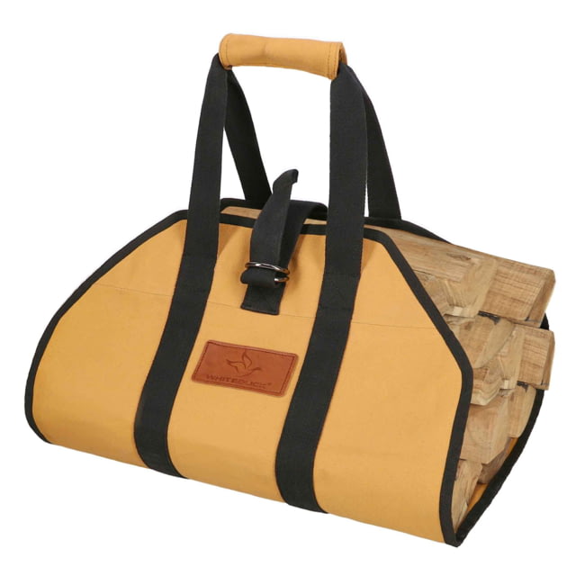 White Duck Firewood Log Carriers Diamond Shape Tan 38in x 18in - White Duck
