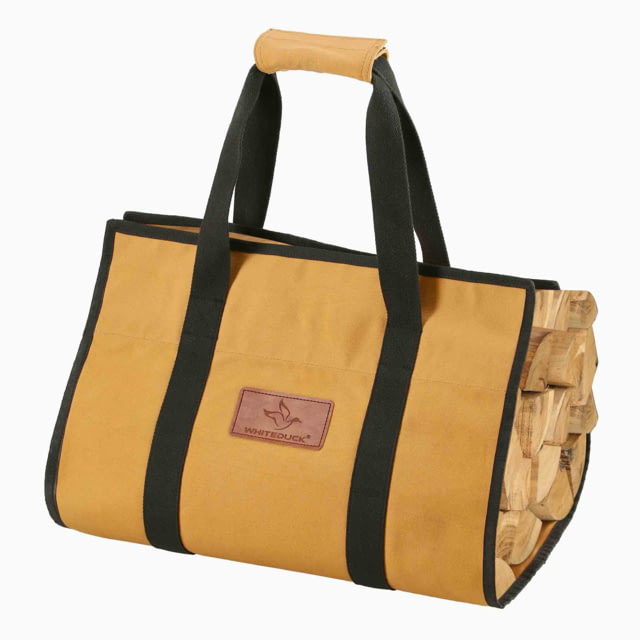 White Duck Firewood Log Carriers Rectangle Shape Tan 39inx18in - White Duck