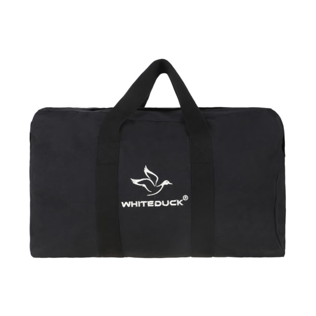 White Duck Hoplite Canvas Parachute Bag Black - White Duck