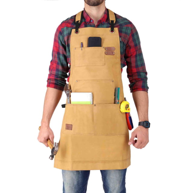 White Duck Work Apron Tan - White Duck