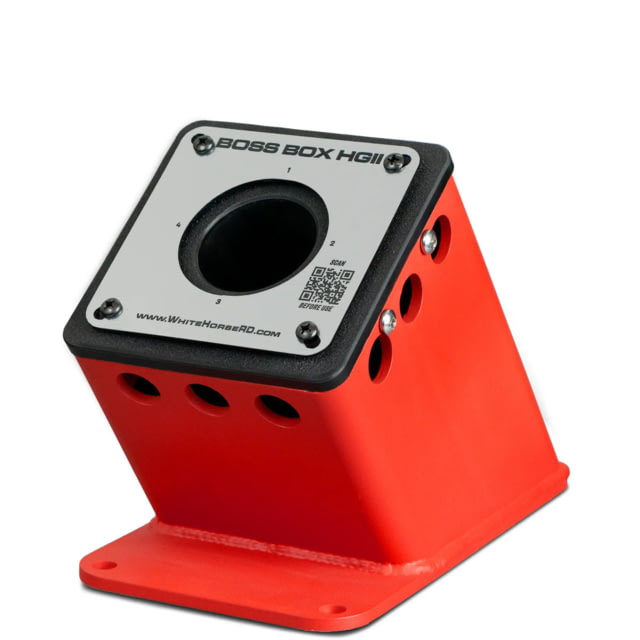 White Horse Defense HGII Boss Box Red/Black - White Horse Defense