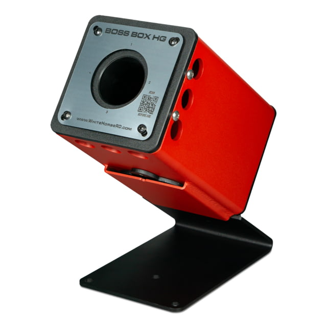 US White Horse Defense Standard w/ Table Mount Handgun Boss Box, Red/Black, WH-0003 Tech Data