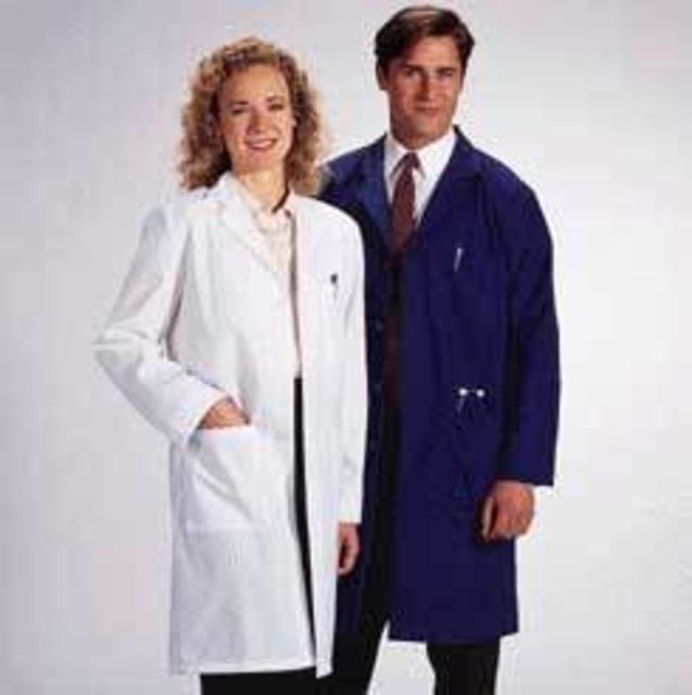 White Swan Unisex Polyester/Cotton Lab Coats White Swan-Meta