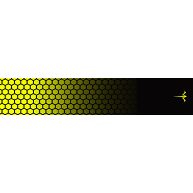 White Water Archery Honeycomb Fade Arrow Wraps Fade Flo Yellow 5 x 1.125 in 15 pack 1006469 - White Water Archery