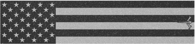 White Water Archery Reflective Arrow Wraps 5x1.125in Set of 15 Black American Flag - White Water Archery