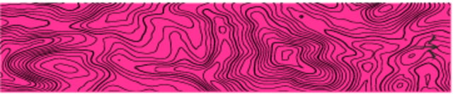 White Water Archery Thin Line Topo Arrow Wraps 5x1.125in Set of 15 Fluorescent Pink - White Water Archery