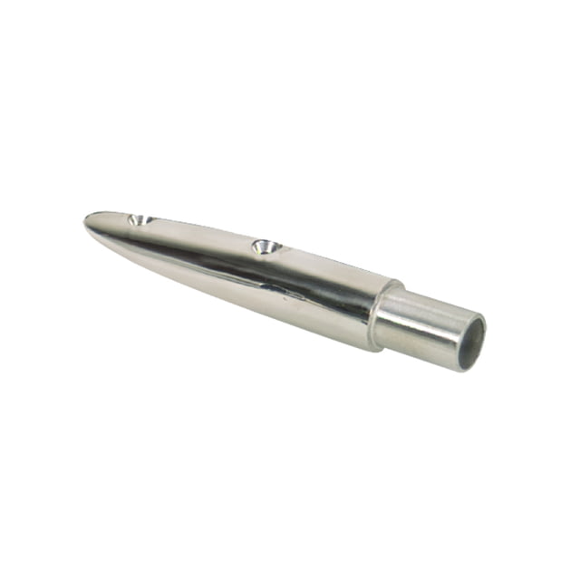Whitecap 16-1/2 Rail End End-Out - 316 Stainless Steel - 7/8" Tube O.D.