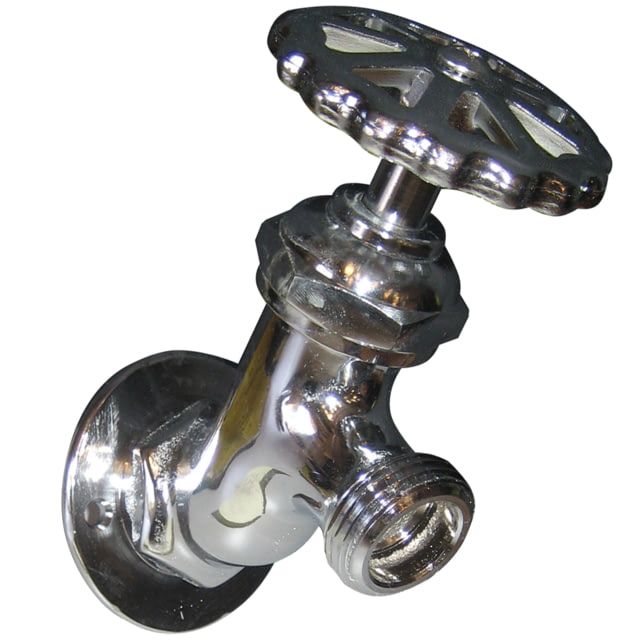 Whitecap Brass LG Sillcock 2-3/16" Base 4" Depth CP