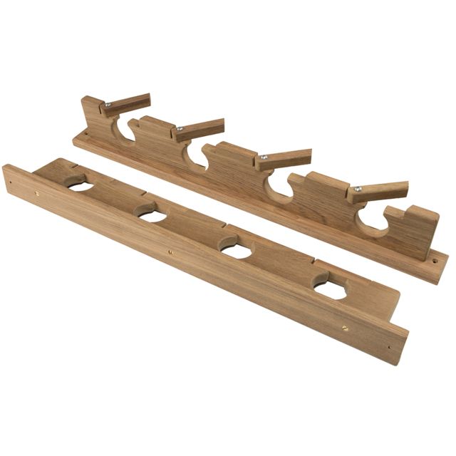 Whitecap Lock-In Four-Rod Storage Rack Teak