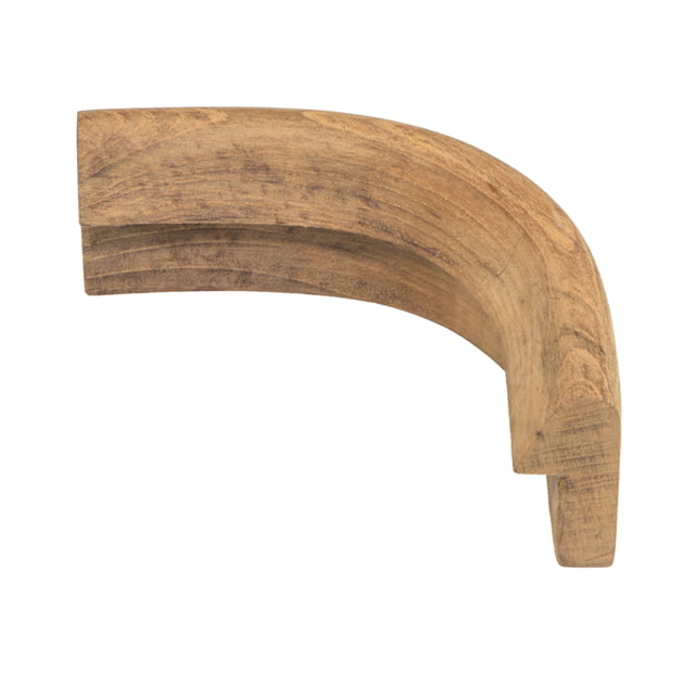 Whitecap Rail Outside Corner Molding Teak