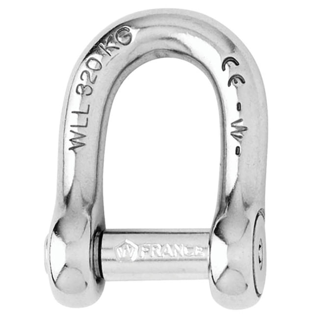 Wichard Marine Self-Locking Allen Head Pin D Shackle - 10mm Diameter - 13/32in