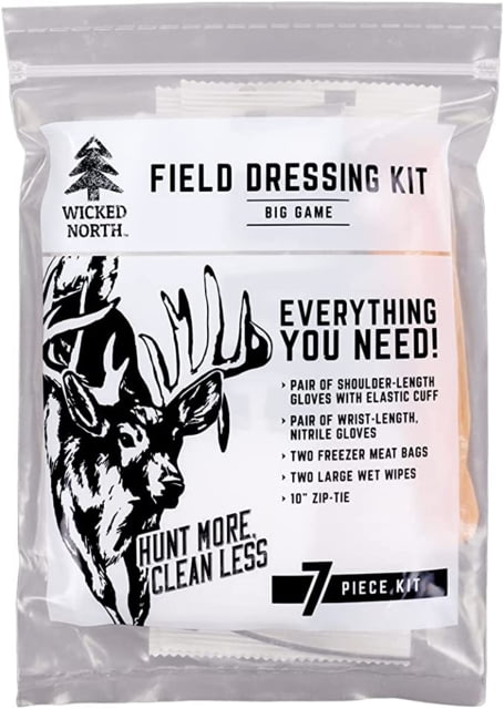 Wicked North Gear Big Game Field Dressing Kit White - Wicked North Gear