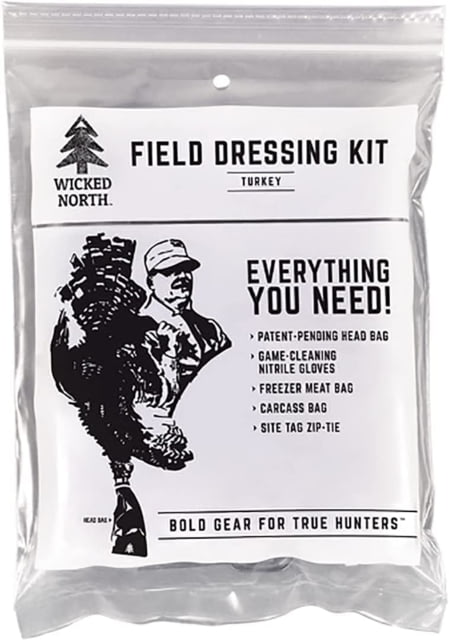Wicked North Gear Turkey Field Dressing Kit White - Wicked North Gear