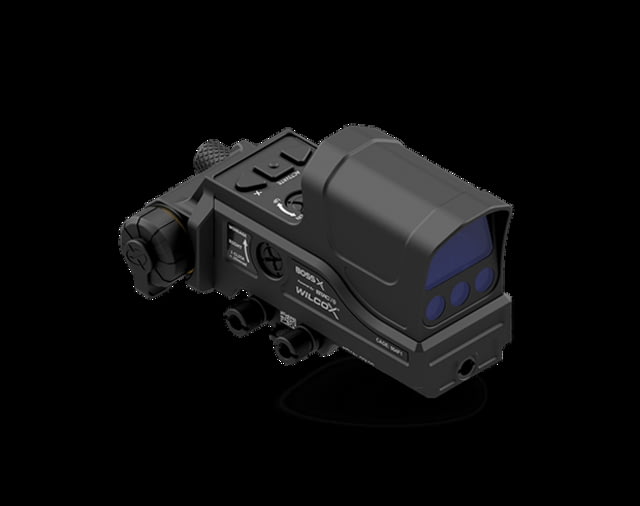 Wilcox BOSS Xe Ballistically Optimized Sighting System Green Laser High Power Black - Wilcox