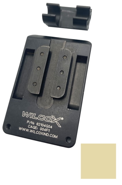 Wilcox DPAM Universal Interface Plate/LEMO Pigtail Storage for HGU-56/SPH-4 Shroud for US Military Flight Helmets Tan