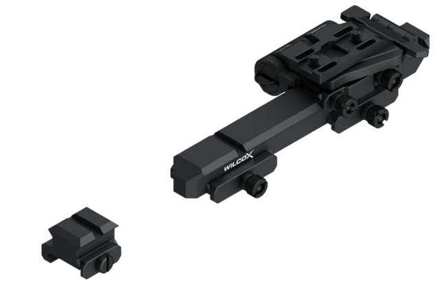 Wilcox EOTech Riser System Flip Mount Left Hand 5/8in Screw Black - Wilcox