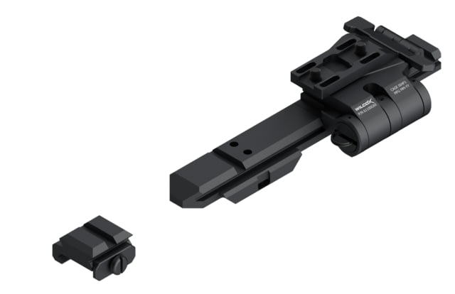 Wilcox EOTech Riser System Flip Mount Left Hand G23/XPS 0.41in Screw Black - Wilcox