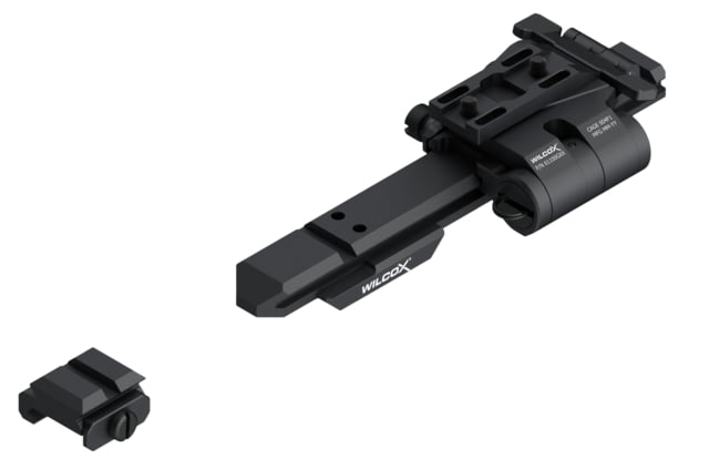 Wilcox EOTech XPS Riser Flip Mount System Left Hand 0.41in Screw Black - Wilcox