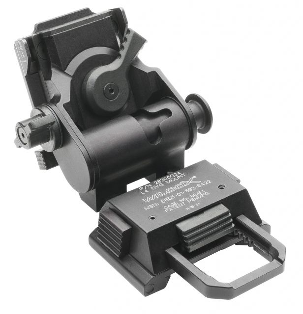 Wilcox G24 Mount w/ Low Profile Breakaway Base Black NSN 5855-01-593-6422 - Wilcox