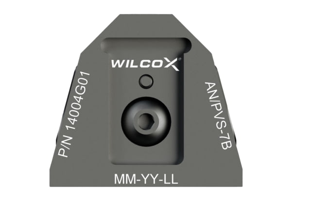 Wilcox NVG Interface Shoe Adapter AN/PVS-7B/7D Black - Wilcox