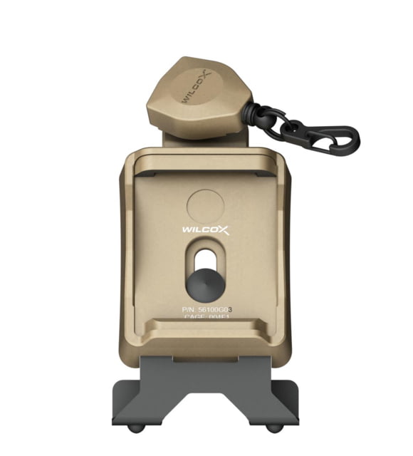 Wilcox One Hole Shroud w/ Lanyard for ACH/MICH Helmet Tan NSN 5855-01-593-7377 - Wilcox