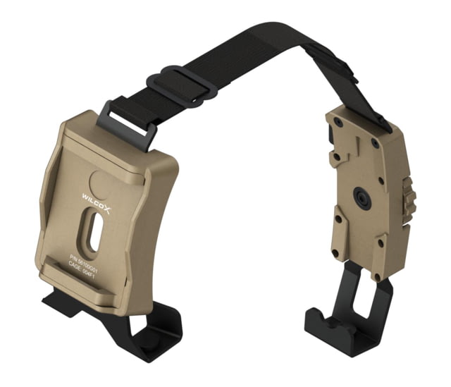 USED Wilcox Ratchet Strap Shroud ACH/MICH Helmet Tan - Wilcox