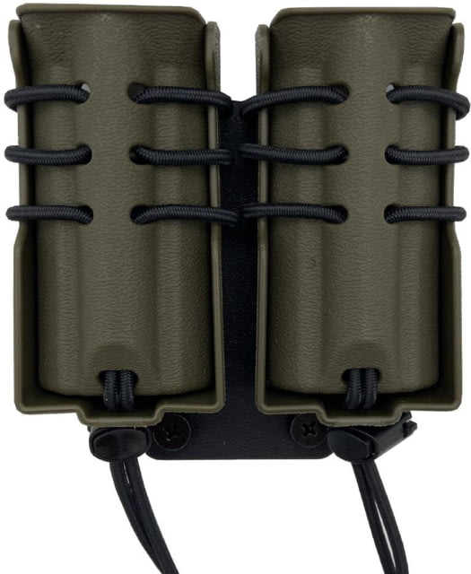 Wilder Tactical Evolution Universal Standard Double Pistol Magazine Pouch Belt Mount UAB Belt Clip Ranger Green - Wilder Tactical