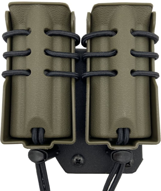 Wilder Tactical Evolution Double Pistol Pouch Offset MOLLE Left UAB Molle Clip Ranger Green - Wilder Tactical