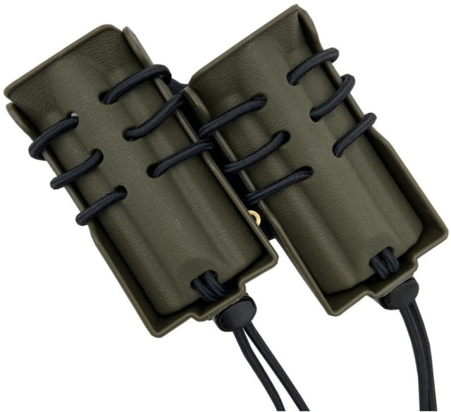 Wilder Tactical Evolution Universal Rotating Double Pistol Magazine Pouch Belt Mount UAB Belt Clip Ranger Green - Wilder Tactical