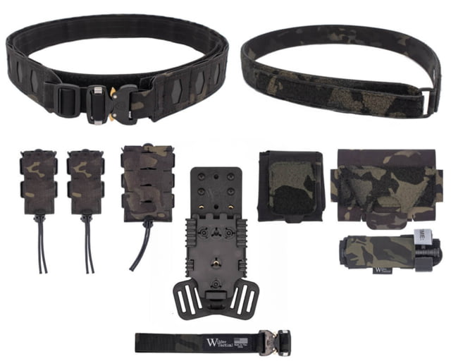 Wilder Tactical HITMAN GEAR Elite Kit Cobra FM QLS Receiver Multicam Black Small 28-32