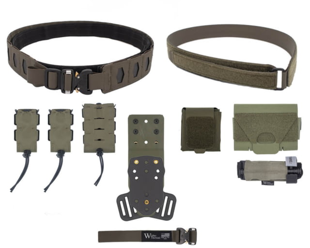 Wilder Tactical HITMAN GEAR Elite Kit Cobra FM MHP Adapter Ranger Green Medium 32-36 - Wilder Tactical
