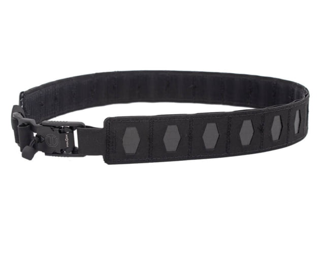 Wilder Tactical Hitman Gear Lightweight Belt V Buckle Velcro Inner Black Extra Large 40-44 - Wilder Tactical
