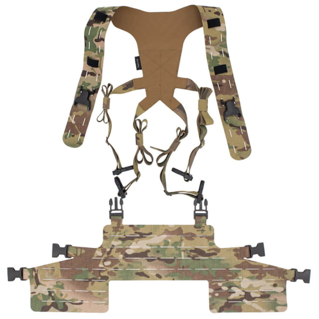 Wilder Tactical HITMAN GEAR Full Rack with Lightweight Shoulder Harness V1 Multicam One Size - Wilder Tactical