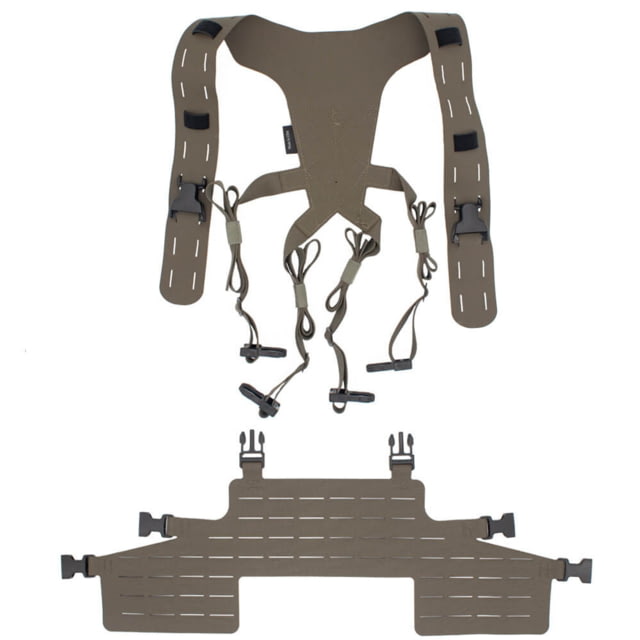 Wilder Tactical HITMAN GEAR Full Rack with Lightweight Shoulder Harness V1 Ranger Green One Size - Wilder Tactical