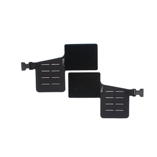 Wilder Tactical HITMAN GEAR Half Rack Wing V1 Set of 2 2 Columns of MOLLE Black One Size - Wilder Tactical