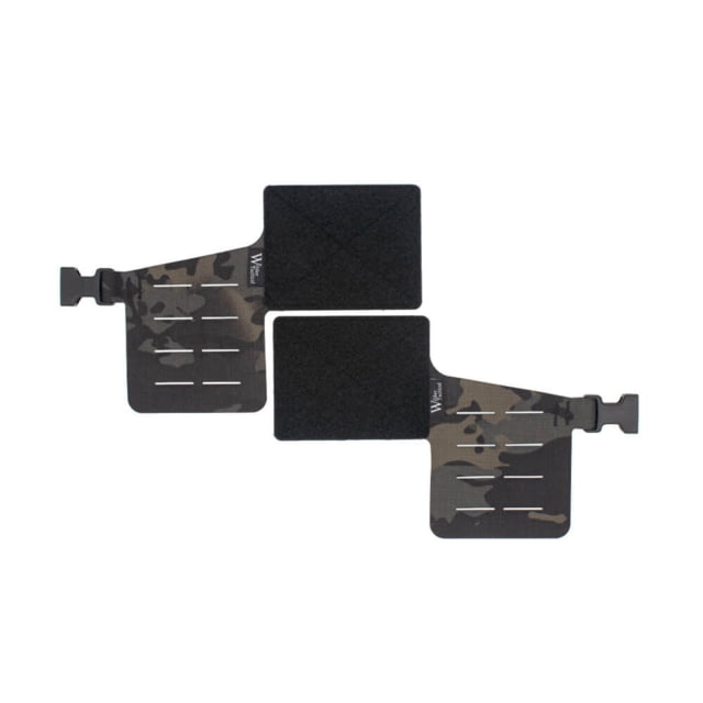 Wilder Tactical HITMAN GEAR Half Rack Wing V1 Set of 2 2 Columns of MOLLE Multicam Black One Size - Wilder Tactical