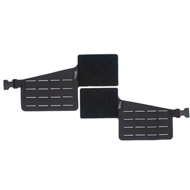 Wilder Tactical Hitman Gear Rib Rack Wing V1 Set of 2 4 Columns of MOLLE Black One Size - Wilder Tactical